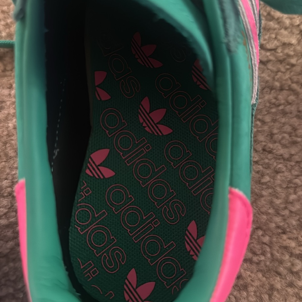 Adidas Spezial Men’s size 6 (Women’s 7.5-8) New Shoes. Green and Pink - Picture 7 of 7